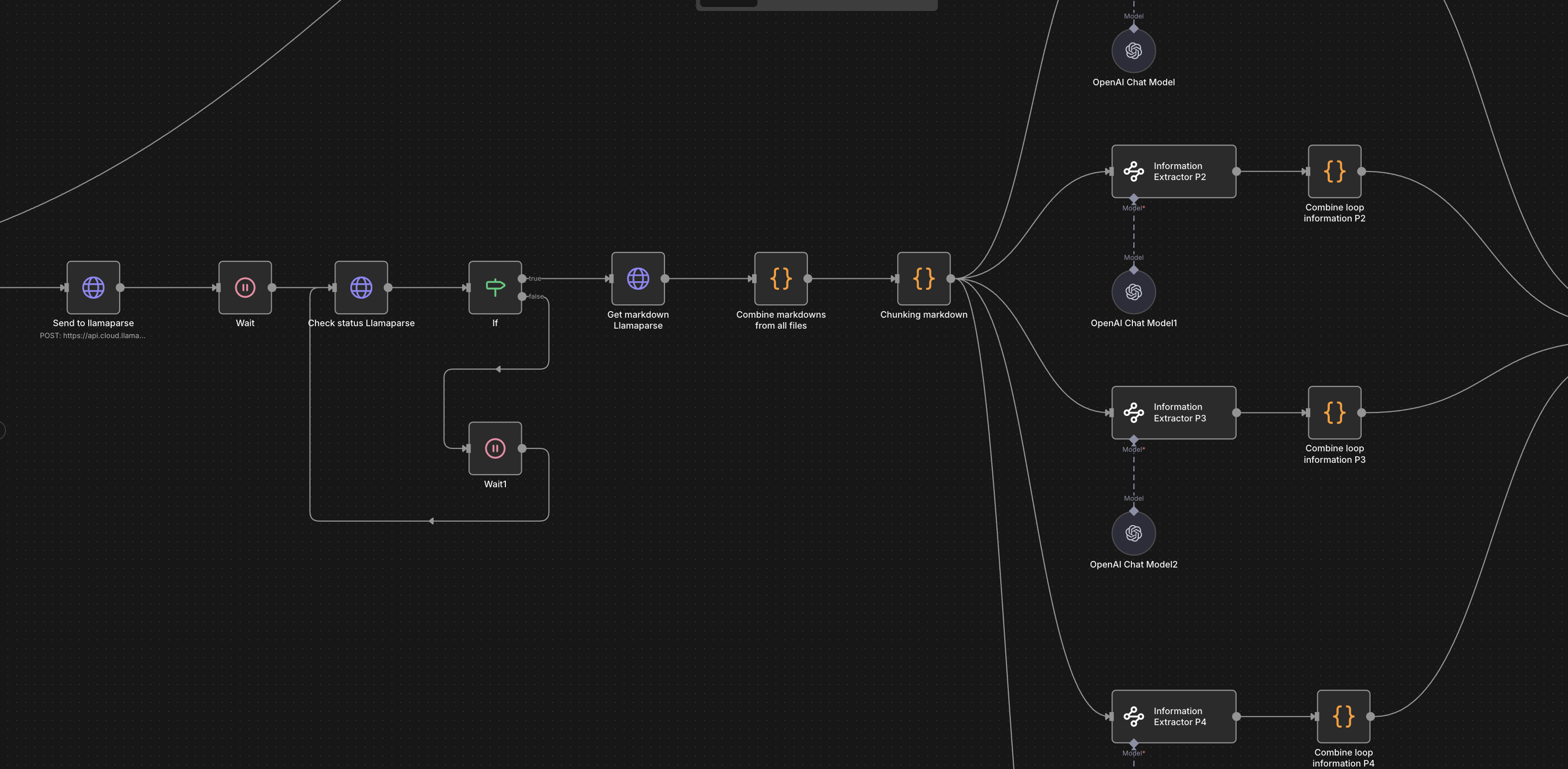 RFP Information Extractor tool interface