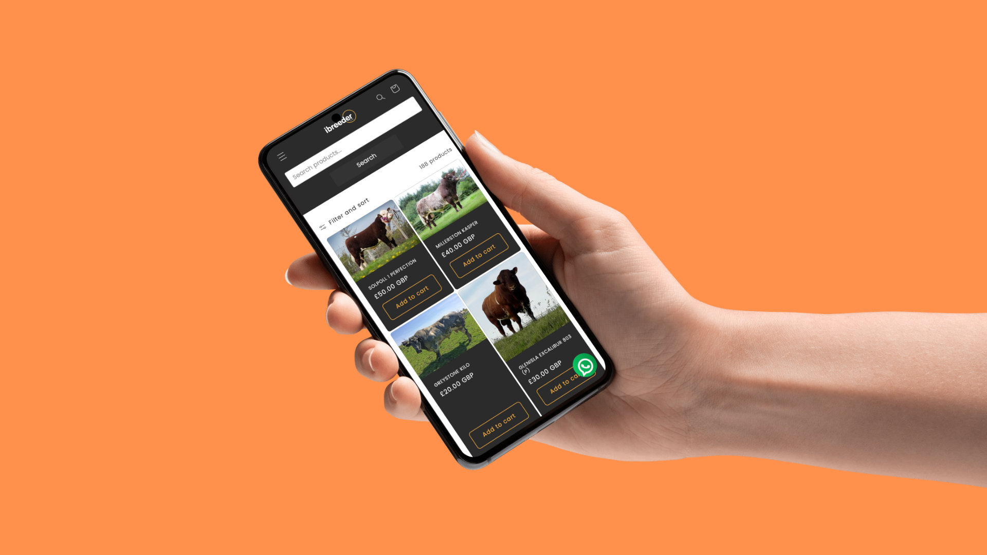 Livestock and breeding operations platform for Ibreeder